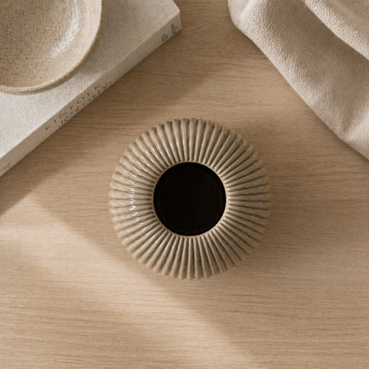 Pallida Large Striped Vase
