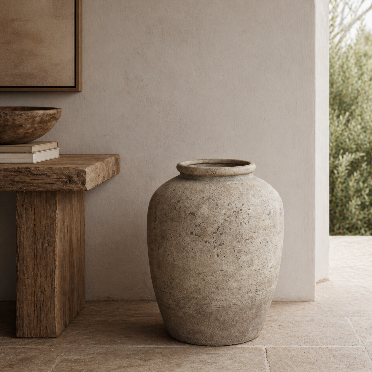 Deruta Medium Mottled Vase