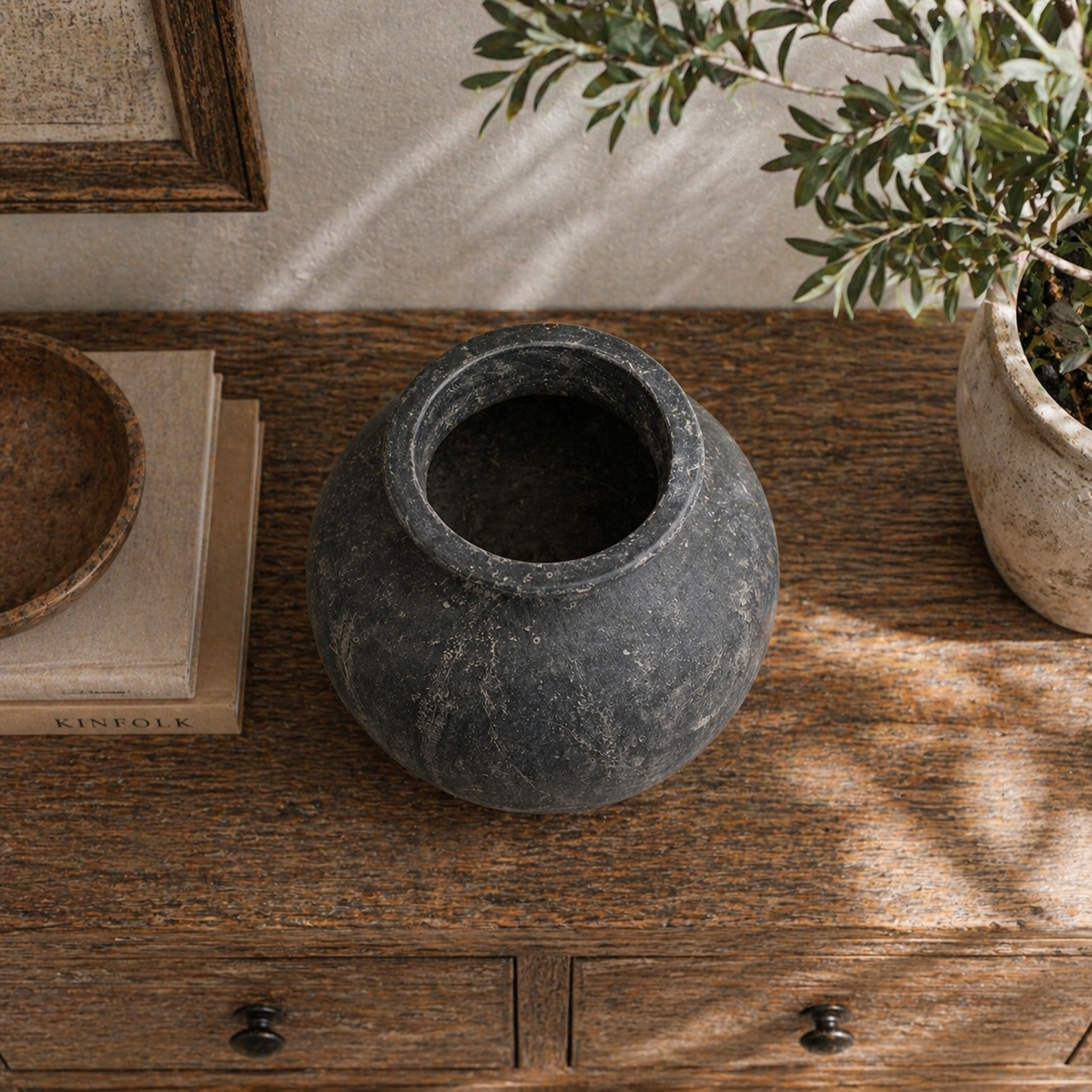 Amalfi Grey Vase