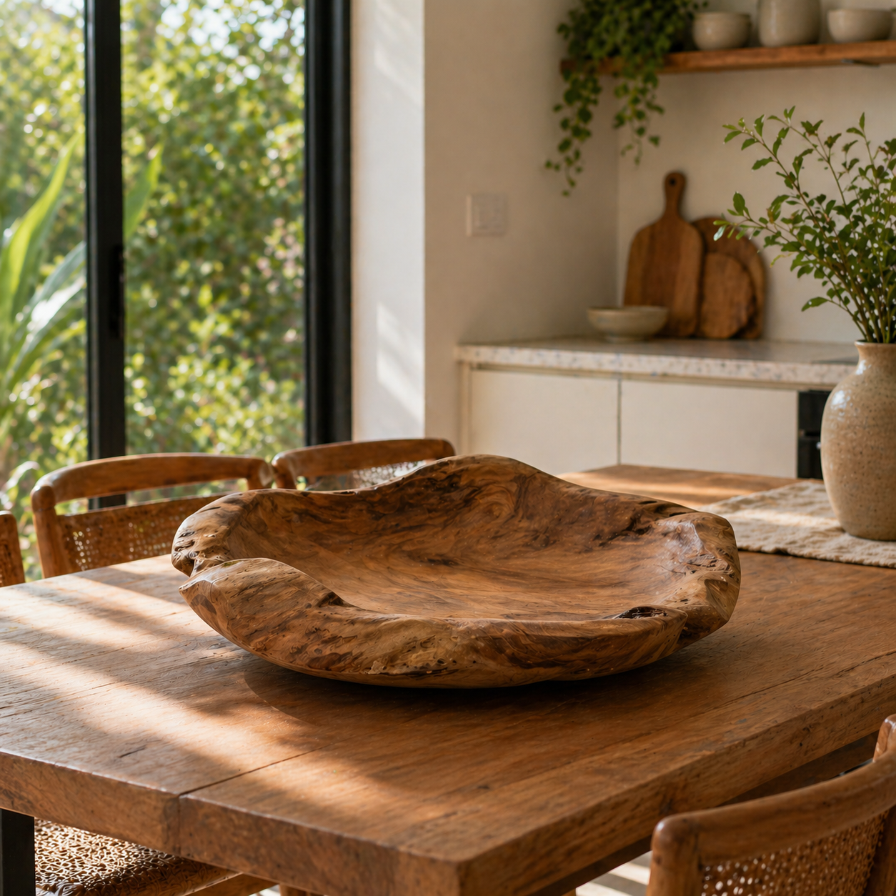 Teak Fruit Bowl (50cm)