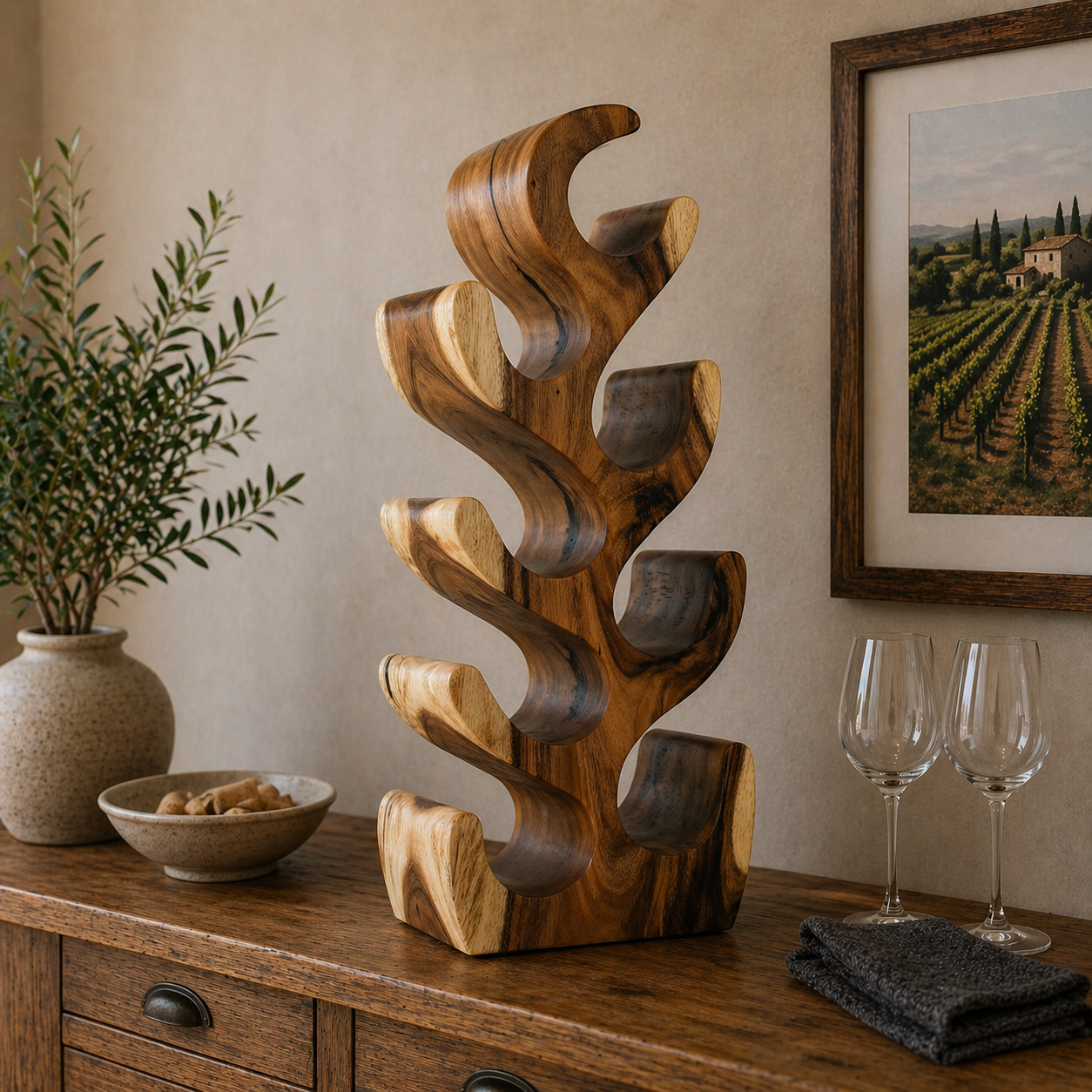 Natures Wine Tree 8 Bottle