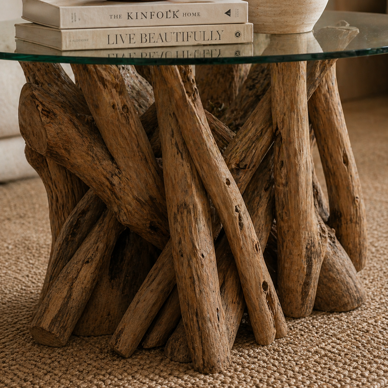 Large Round Leila Coffee Table