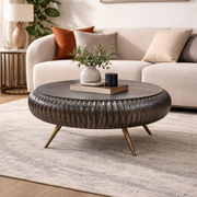 Patan Wooden 2 Drawer Coffee Table