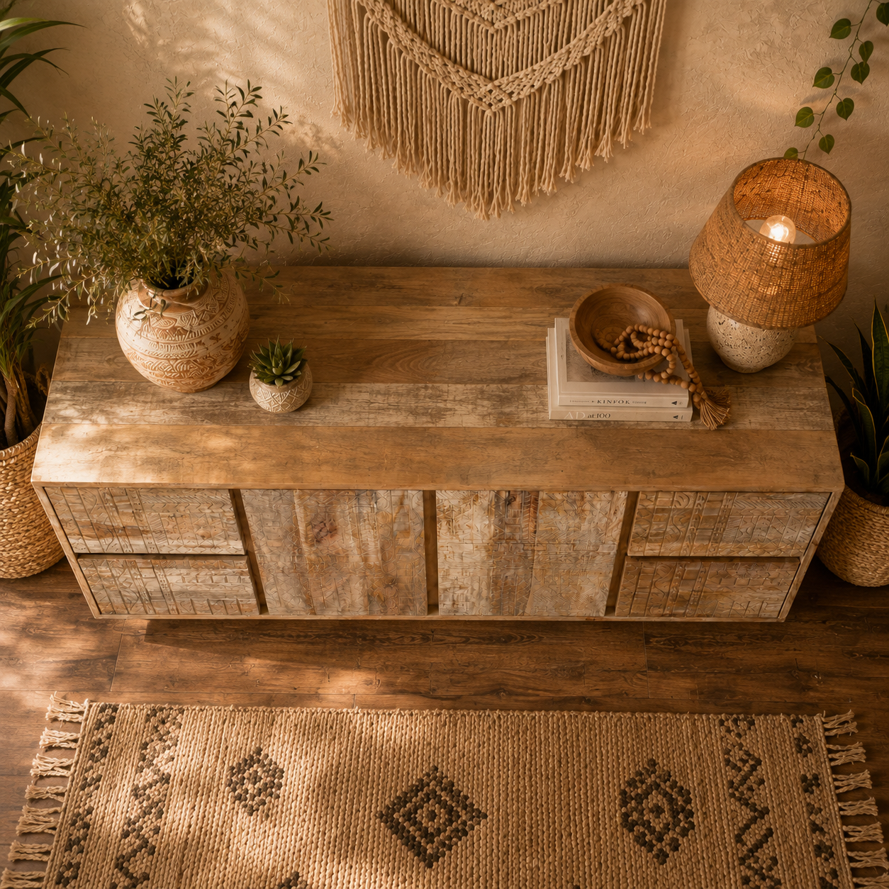 Marrakesh Carved Sideboard