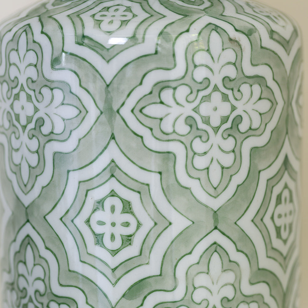 Lamp Marocchina With White Shade