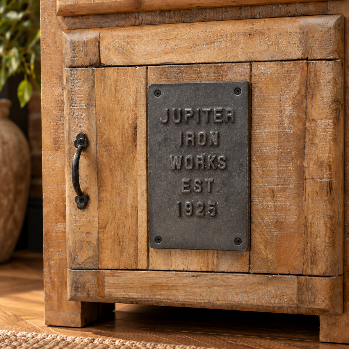Jupiter Industrial Reclaimed Bedside Table