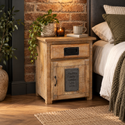 Jupiter Industrial Reclaimed Bedside Table