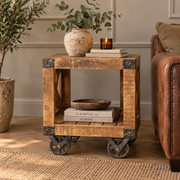 The Old Mill Reclaimed Wood Side Table