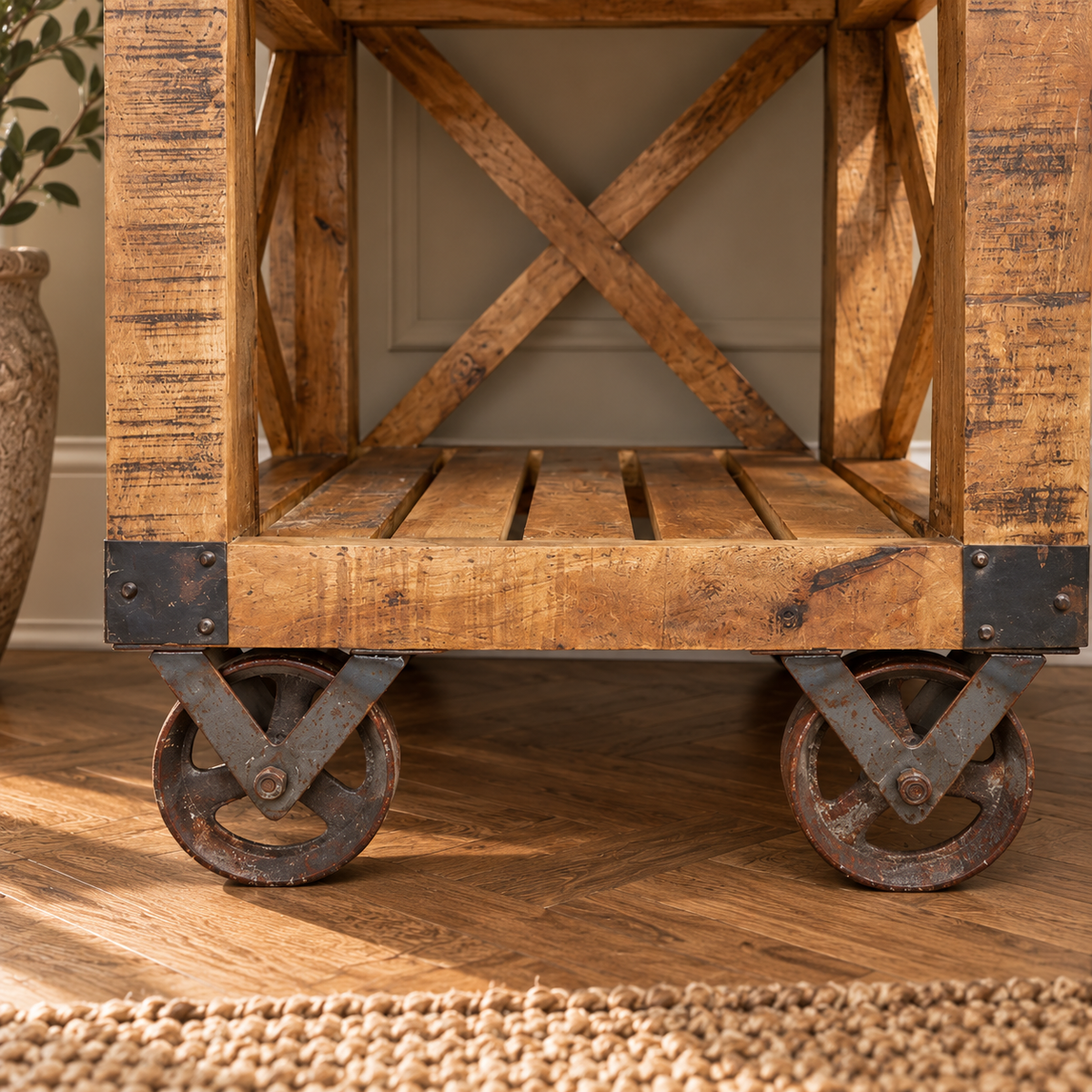 The Old Mill Reclaimed Bedside Table