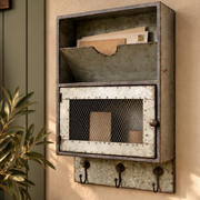 Industrial Galvanised Metal Wall Cabinet