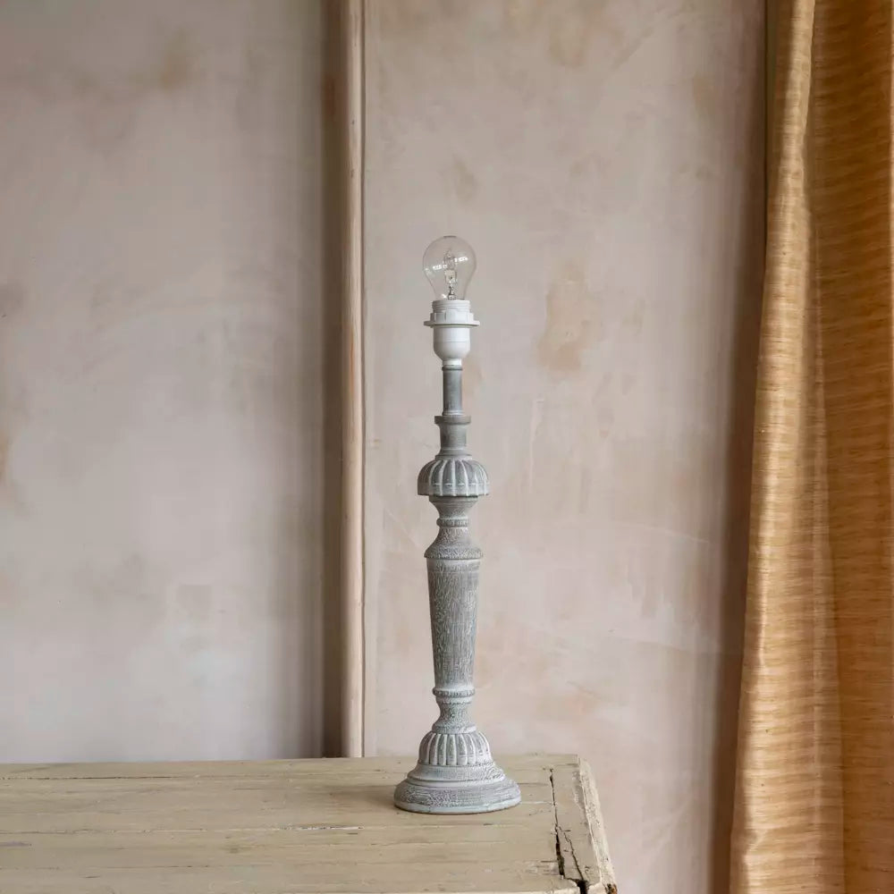 Lamp Base Constance Vintage White
