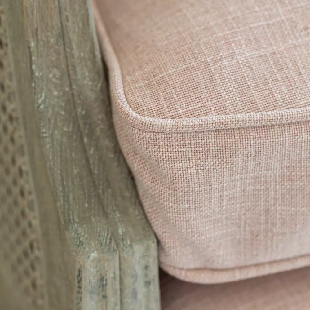 Sari Rattan Chair Powder Pink