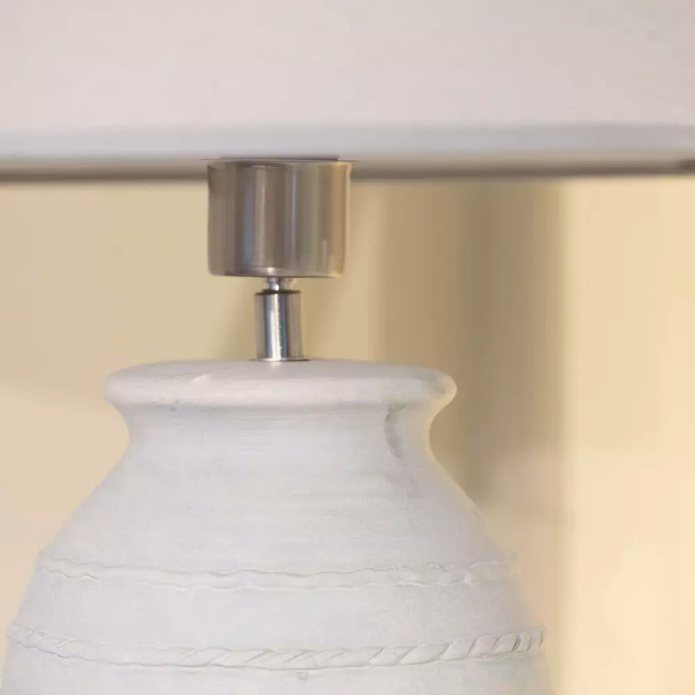 Ceramic Lamp Millie With Cream Shade