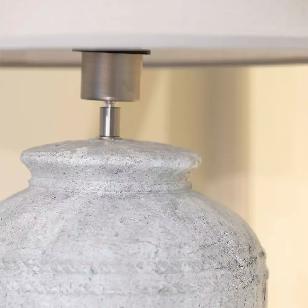 Ceramic Lamp Anya With Cream Shade