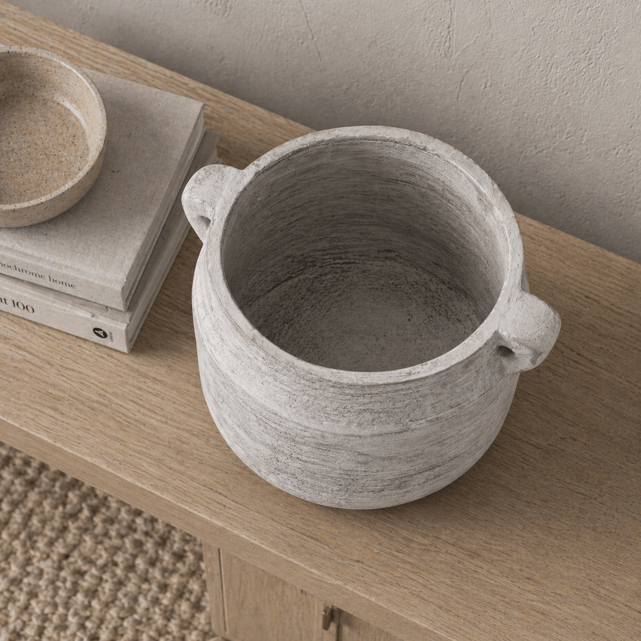 Athena Stone Hydria Pot - Smallhill Furniture Co.