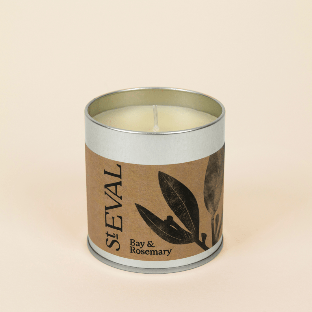 Bay & Rosemary Scented Tin Candle - Smallhill Furniture Co.