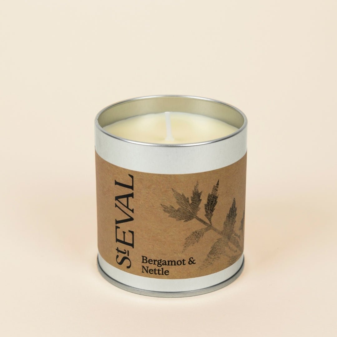 Bergamot & Nettle Scented Tin Candle - Smallhill Furniture Co.