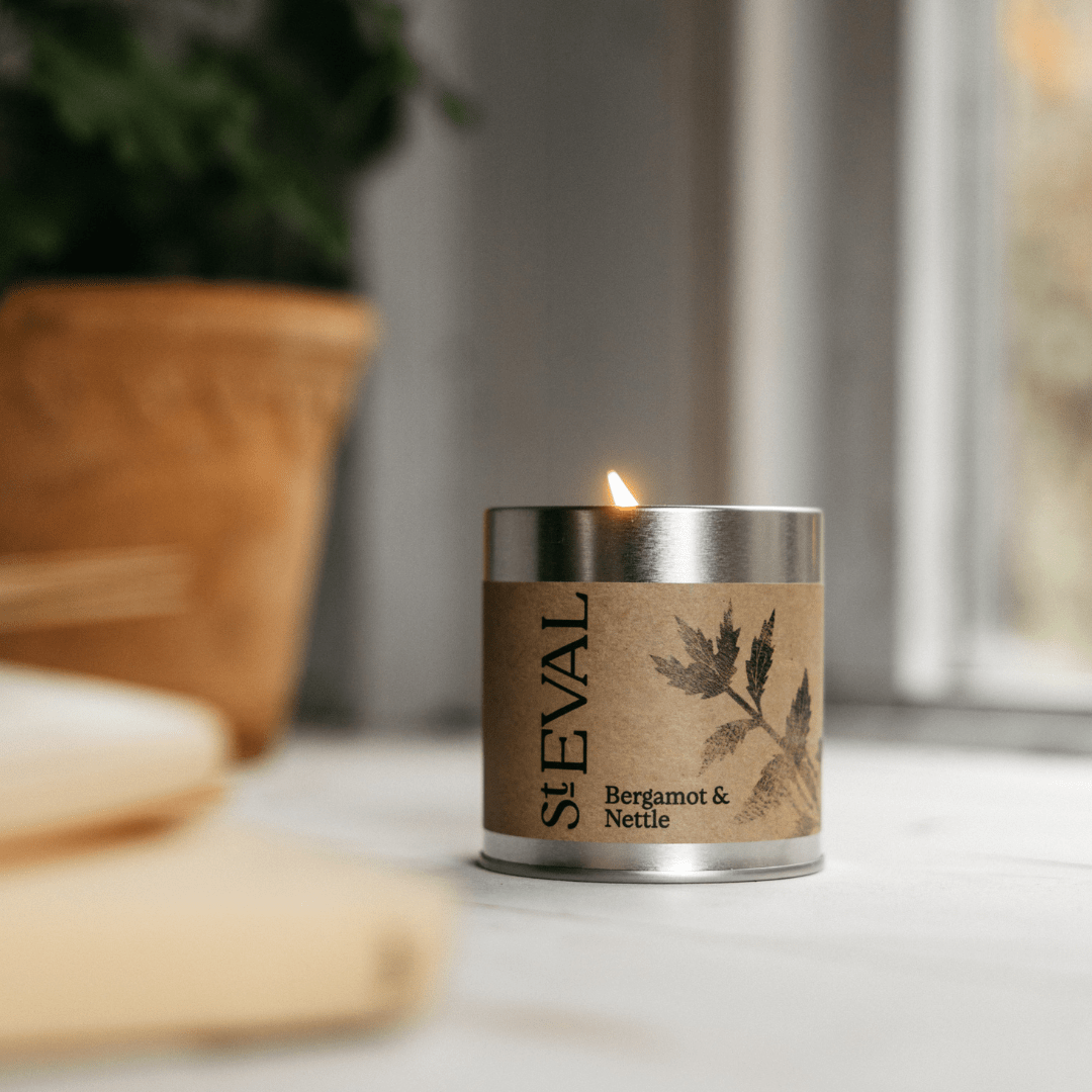 Bergamot & Nettle Scented Tin Candle - Smallhill Furniture Co.