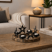Black Table Display T Light Holder - Smallhill Furniture Co.