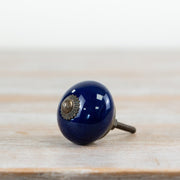 Ceramic Blue Door Handle - Smallhill Furniture Co.