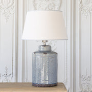 Ceramic Lamp Neptune With Cream Shade - Smallhill Furniture Co.