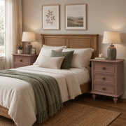 Chunky Pine Bedside Tables (Pair) - Smallhill Furniture Co.
