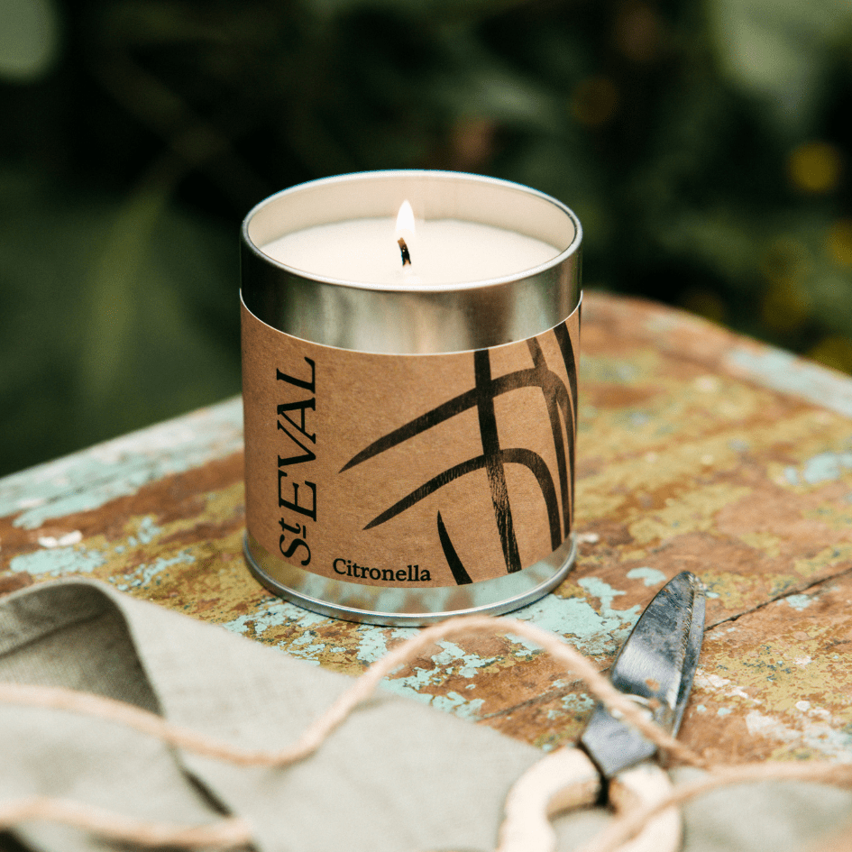 Citronella Scented Tin Candle - Smallhill Furniture Co.