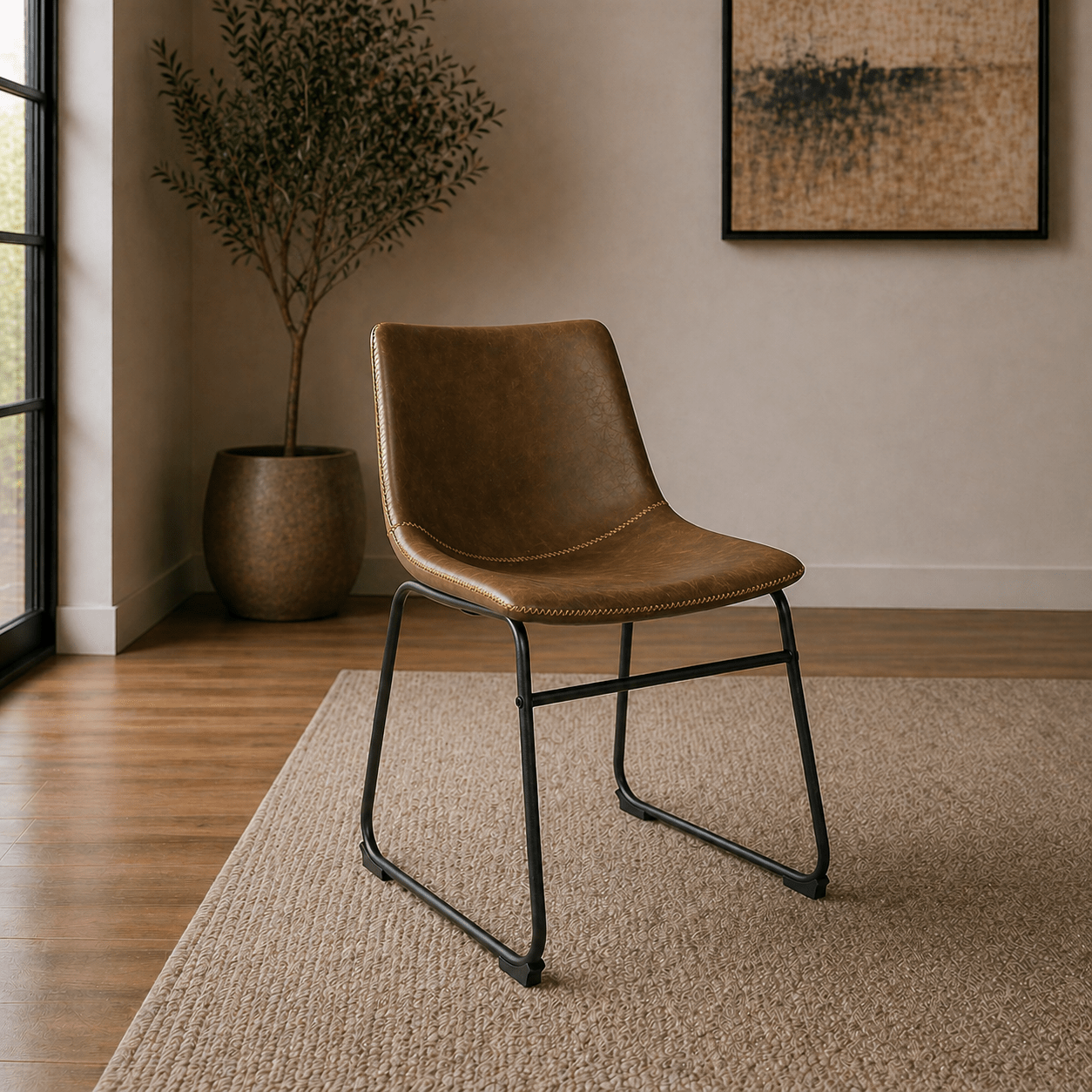 Cooper Dining Chair Chestnut - Set of 2 - Smallhill Furniture Co.