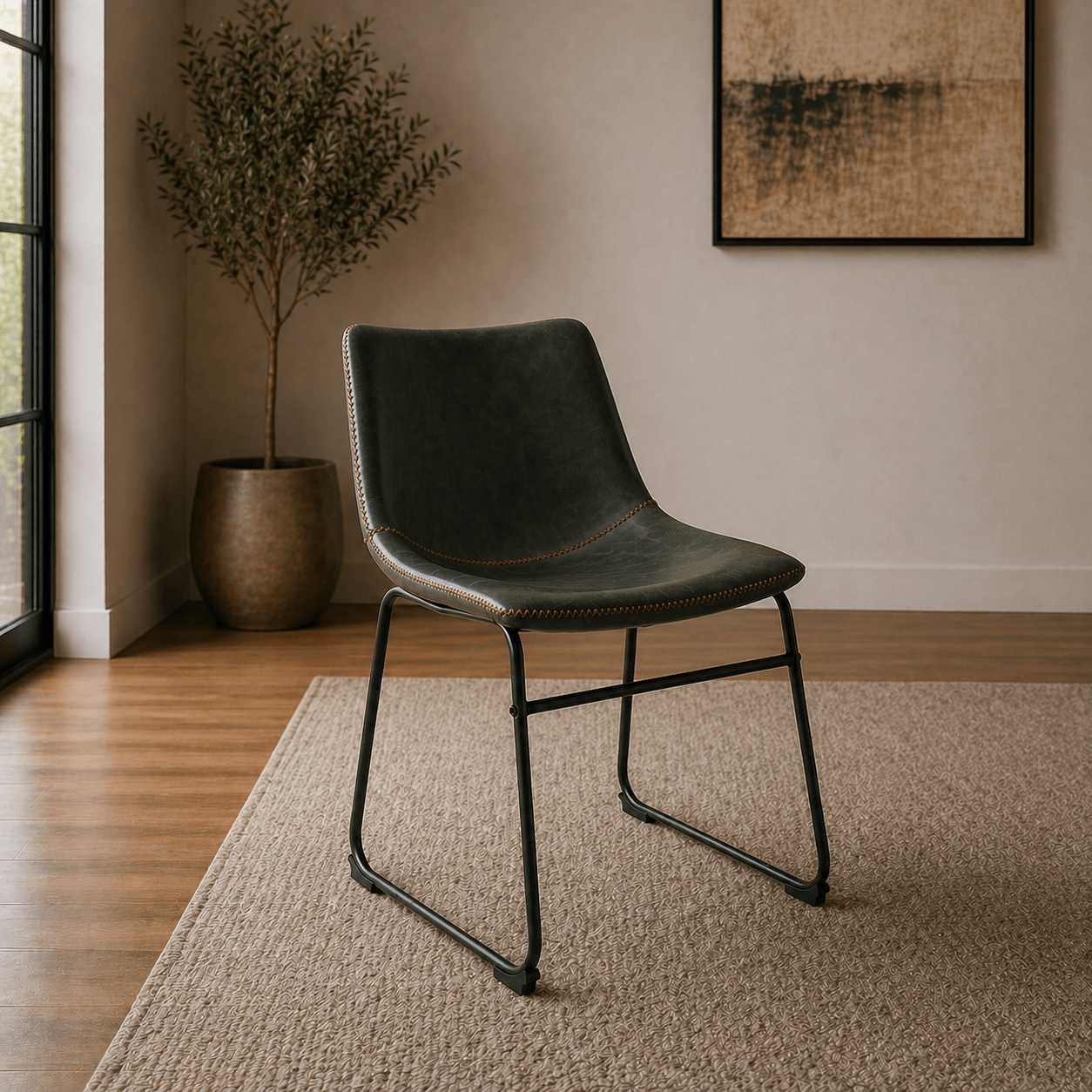 Cooper Dining Chair Forest Green - Set of 2 - Smallhill Furniture Co.