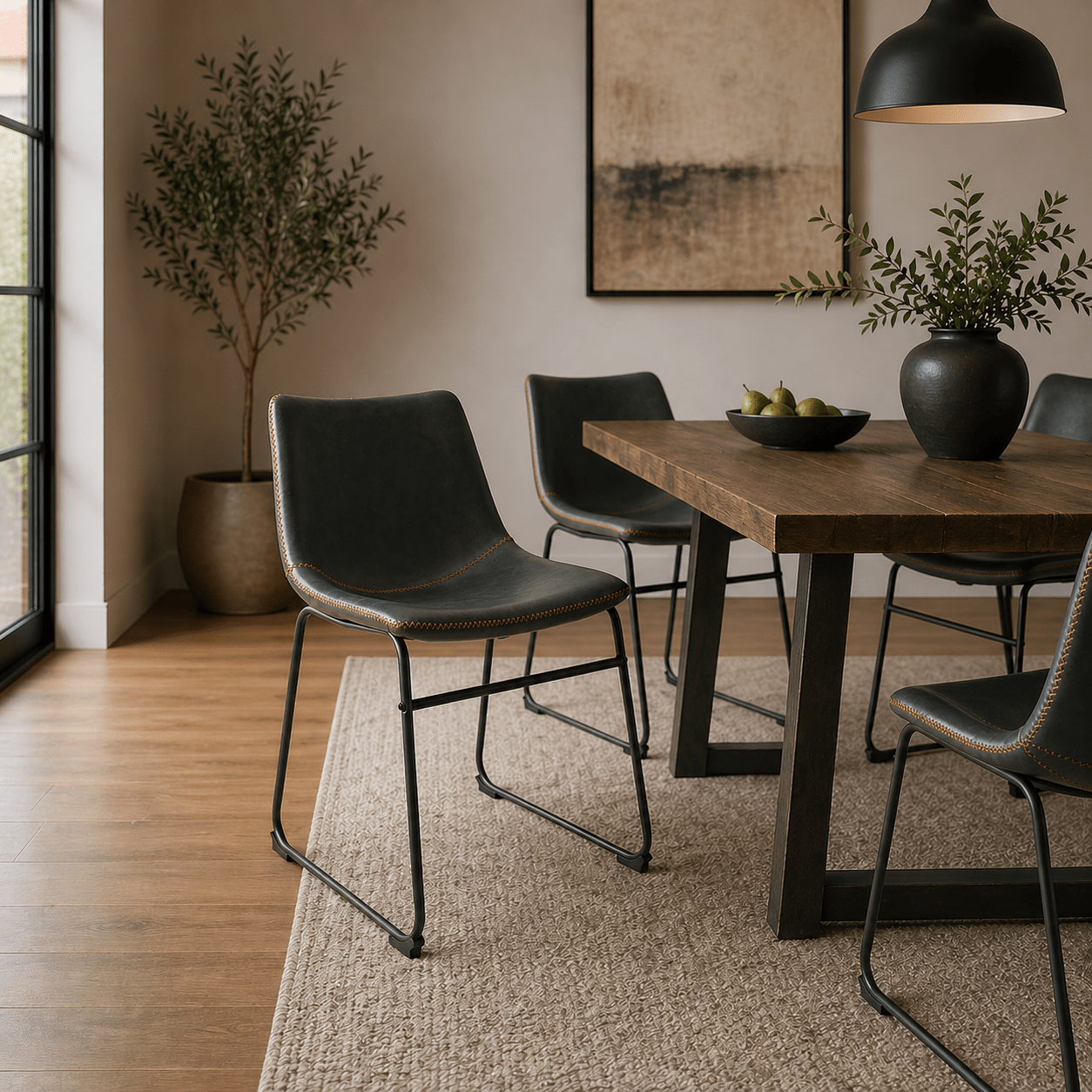 Cooper Dining Chair Grey - Set of 2 - Smallhill Furniture Co.