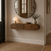Floating Chestnut London Console - Smallhill Furniture Co.