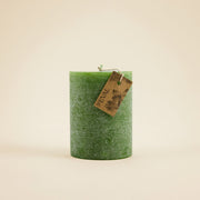 Geranium Leaf Fragranced Coloured Pillar Candle - Smallhill Furniture Co.
