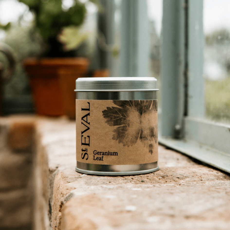 Geranium Leaf Scented Tin Candle - Smallhill Furniture Co.