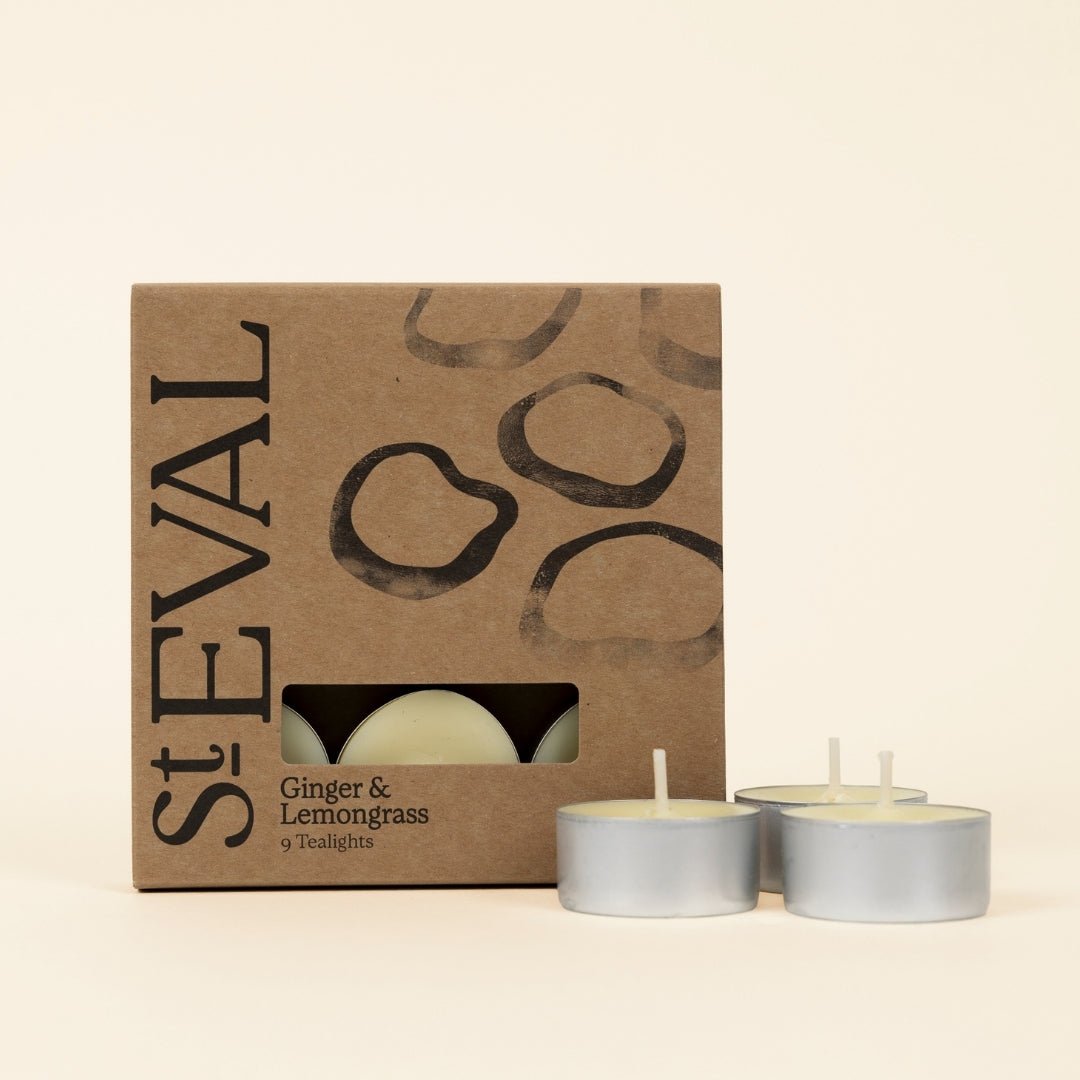 Ginger & Lemongrass Scented Tealights - Smallhill Furniture Co.