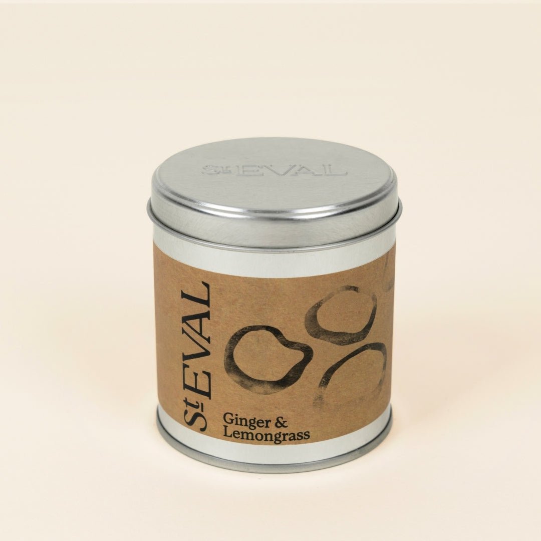 Ginger & Lemongrass Scented Tin Candle - Smallhill Furniture Co.