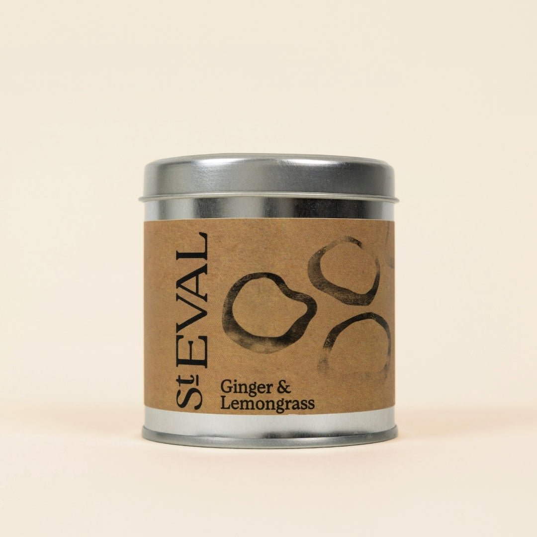 Ginger & Lemongrass Scented Tin Candle - Smallhill Furniture Co.