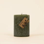 Granite & Moss Fragranced Coloured Pillar Candle - Smallhill Furniture Co.