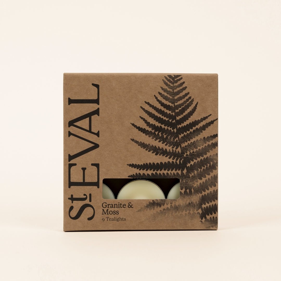 Granite & Moss Scented Tealights - Smallhill Furniture Co.