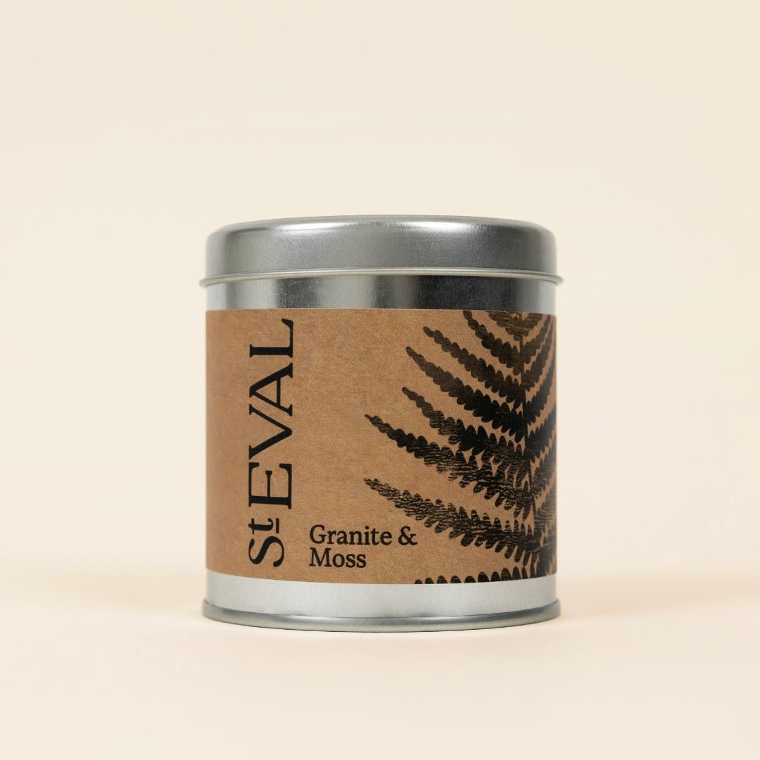 Granite & Moss Scented Tin Candle - Smallhill Furniture Co.