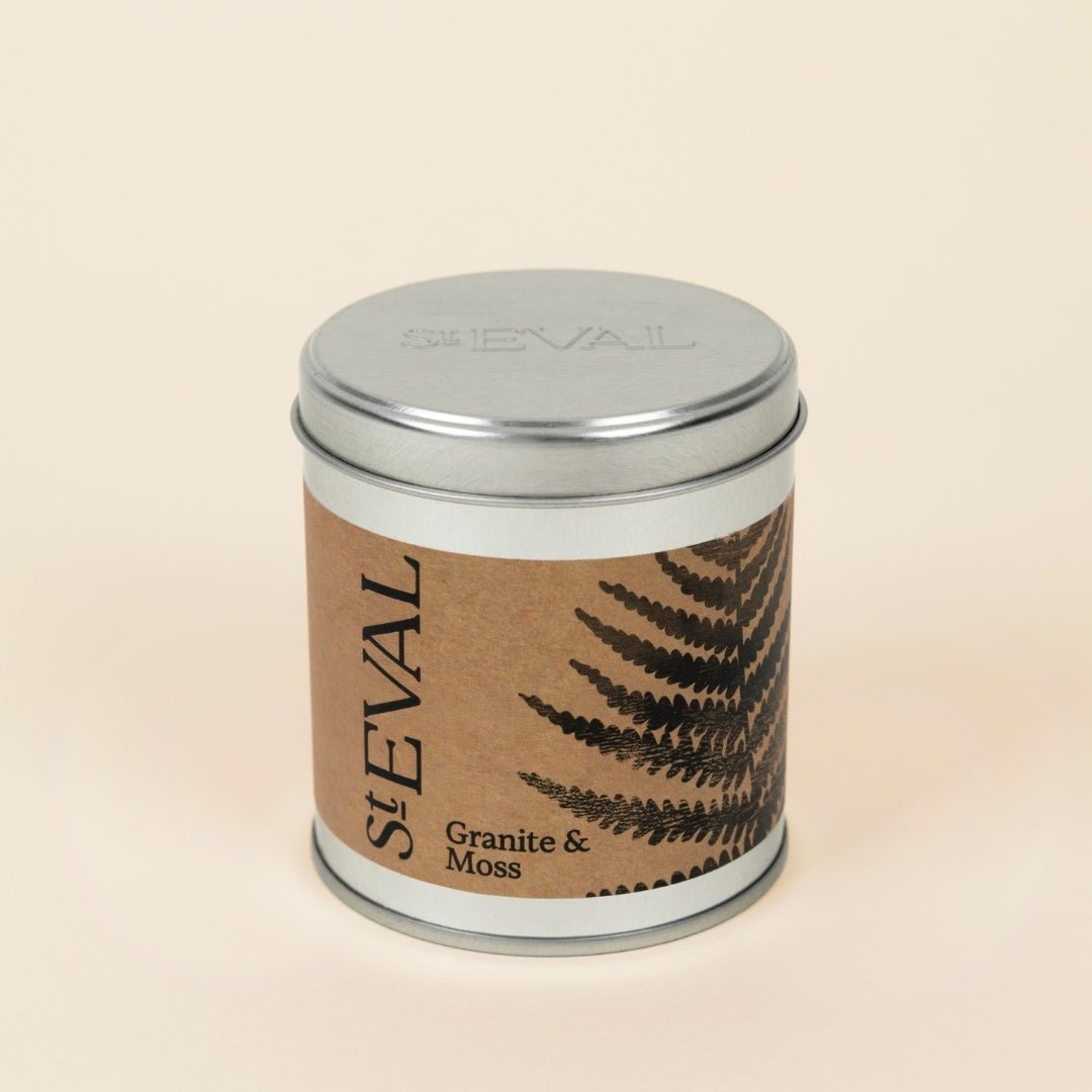 Granite & Moss Scented Tin Candle - Smallhill Furniture Co.