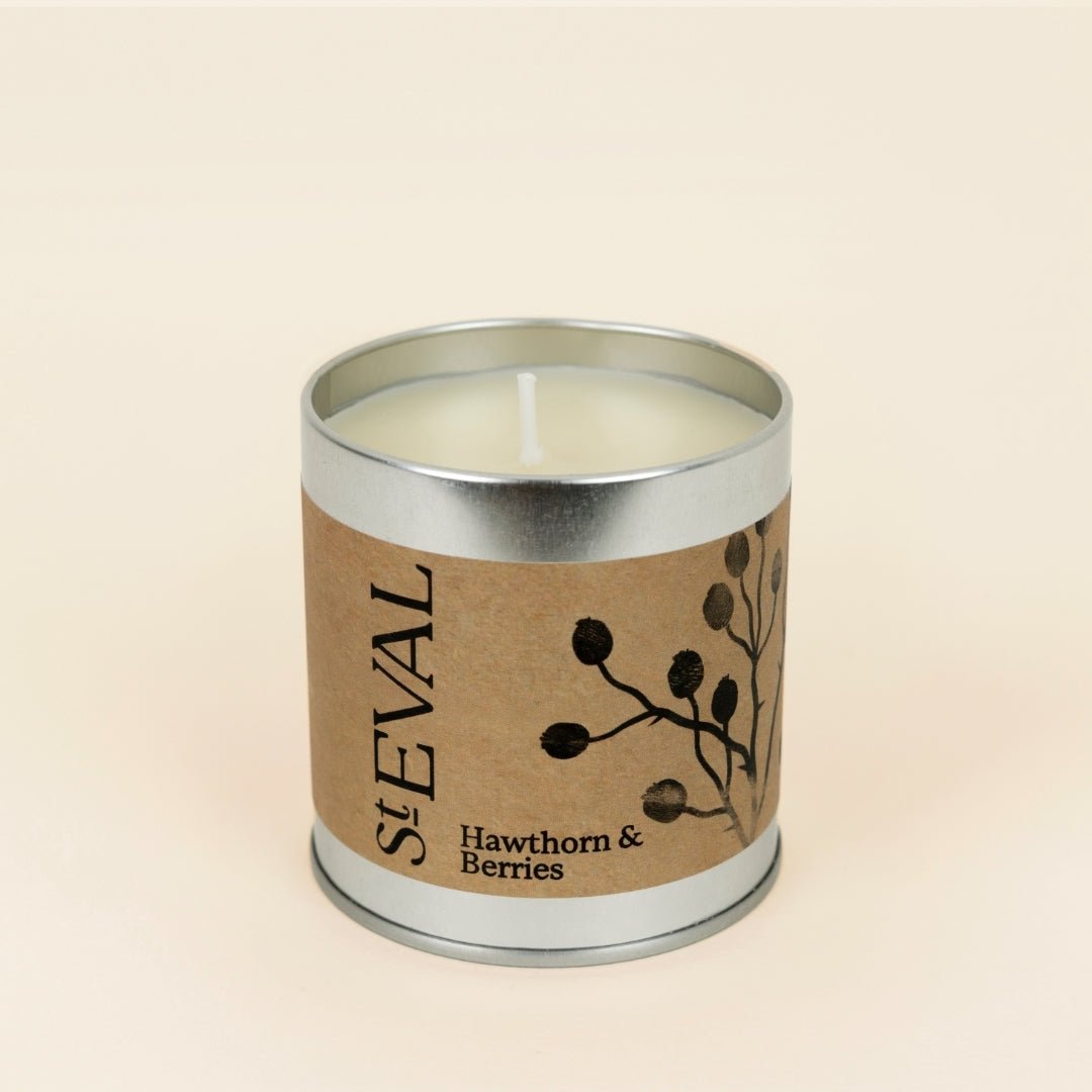 Hawthorn & Berries Scented Tin Candle - Smallhill Furniture Co.