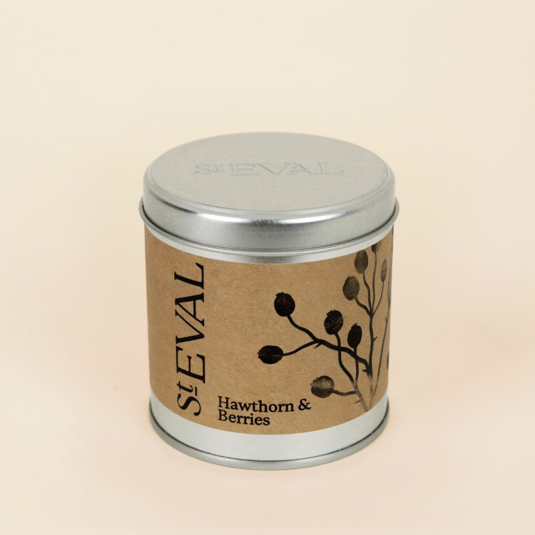 Hawthorn & Berries Scented Tin Candle - Smallhill Furniture Co.