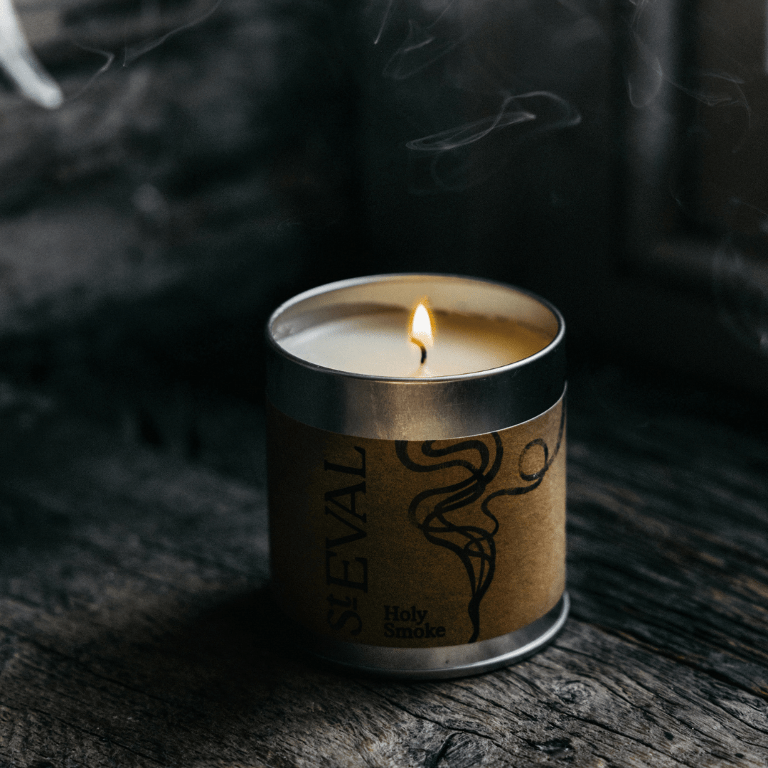 Holy Smoke Scented Tin Candle - Smallhill Furniture Co.