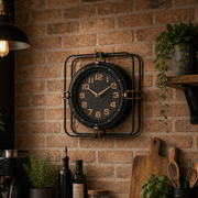 Ironcraft Industrial Wall Clock - Smallhill Furniture Co.