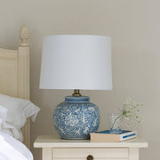 Lamp Alga With White Shade - Smallhill Furniture Co.