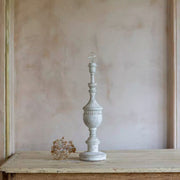 Lamp Base Augusta Antique White - Smallhill Furniture Co.