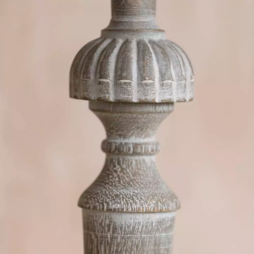Lamp Base Constance Vintage White - Smallhill Furniture Co.