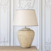 Lamp Ceramic Marius with Taupe Shade - Smallhill Furniture Co.