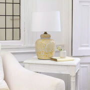 Lamp Flora Lemon With White Shade - Smallhill Furniture Co.