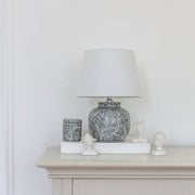 Lamp Morwenna with White Shade - Smallhill Furniture Co.